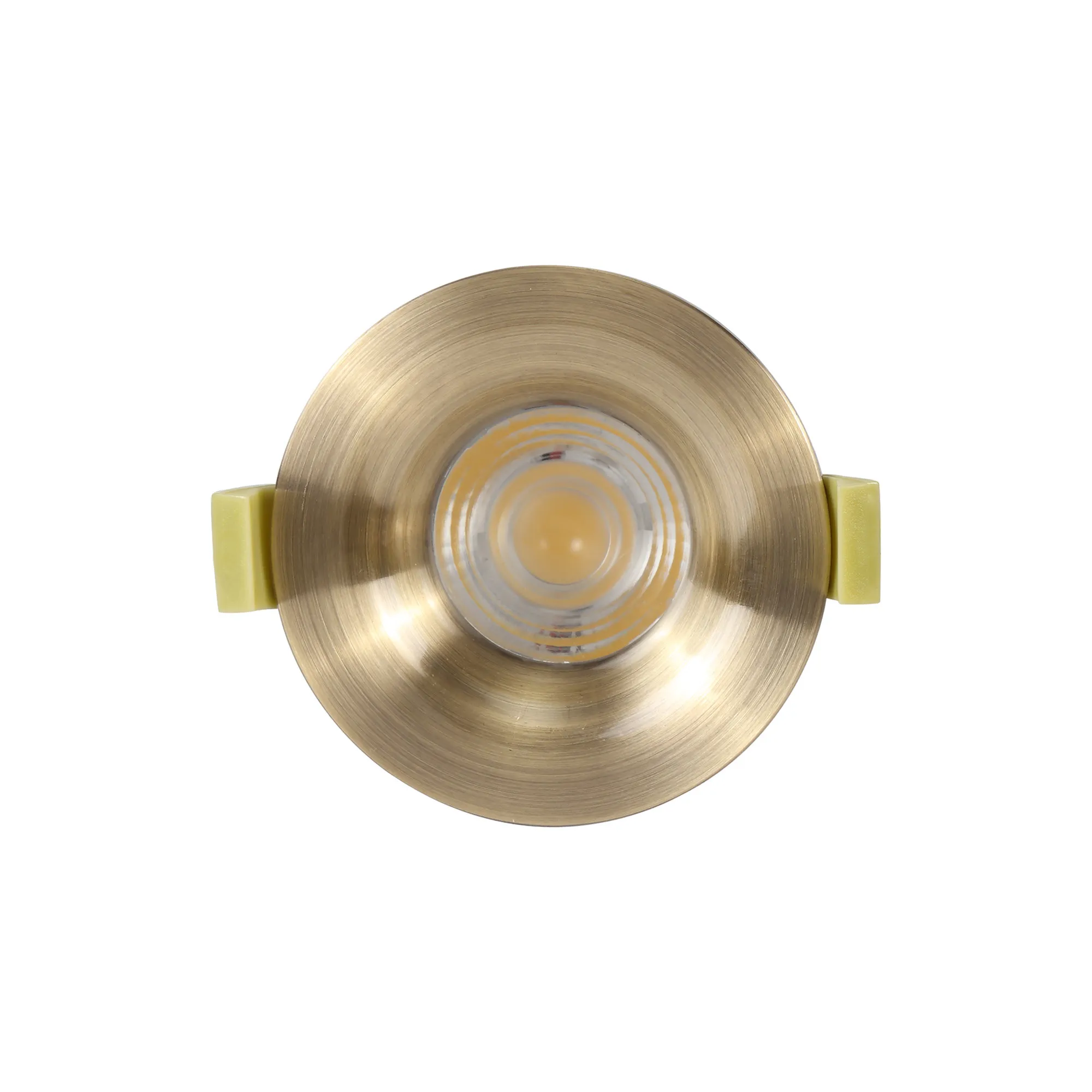 Bruve 10 Tridonic Powered 10W 2700K 710lm 36° CRI>90 LED Engine Antique Brass Fixed Round Recessed Downlight, Inner Glass cover, IP65 DM200792  Dlux Bruve 10 IP65